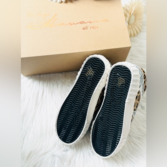 Vintage Havana Always Glitter Leopard High Top Sneakers - Picture 4 of 7